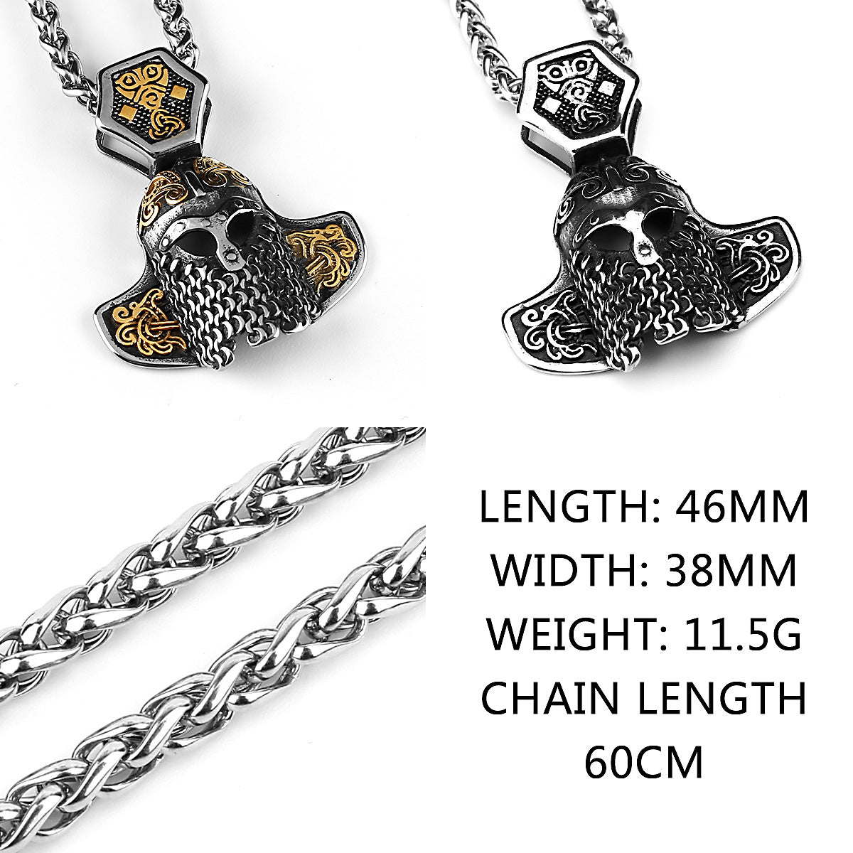 Fashion Domineering Stainless Steel Pendant Necklace Jewelry