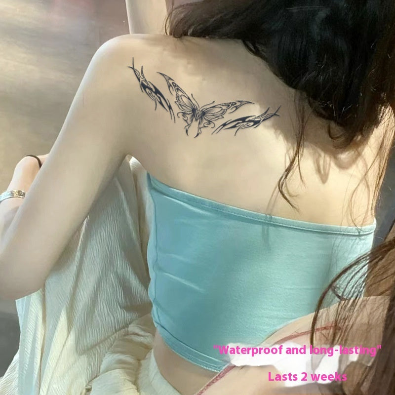 Fruit Juice Herbal Tattoo Sticker Female Waterproof And Durable Arm Clavicle