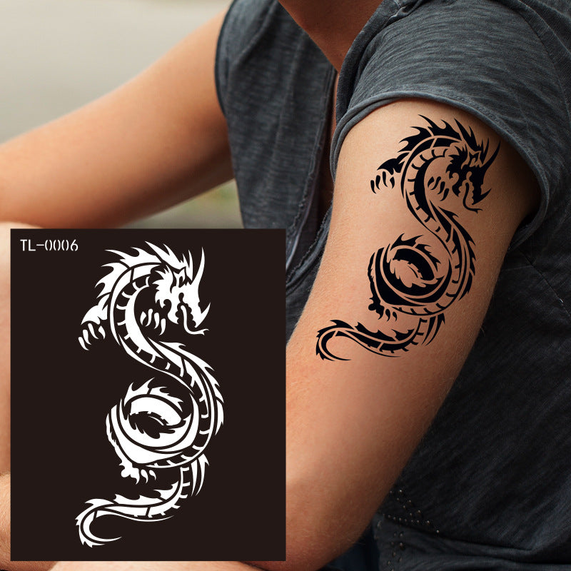 Hollow Tattoo Sticker Juice Inkjet Tattoo