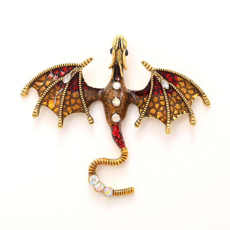 Diy Dripping Enamel Dragon Diamond Animal Accessories