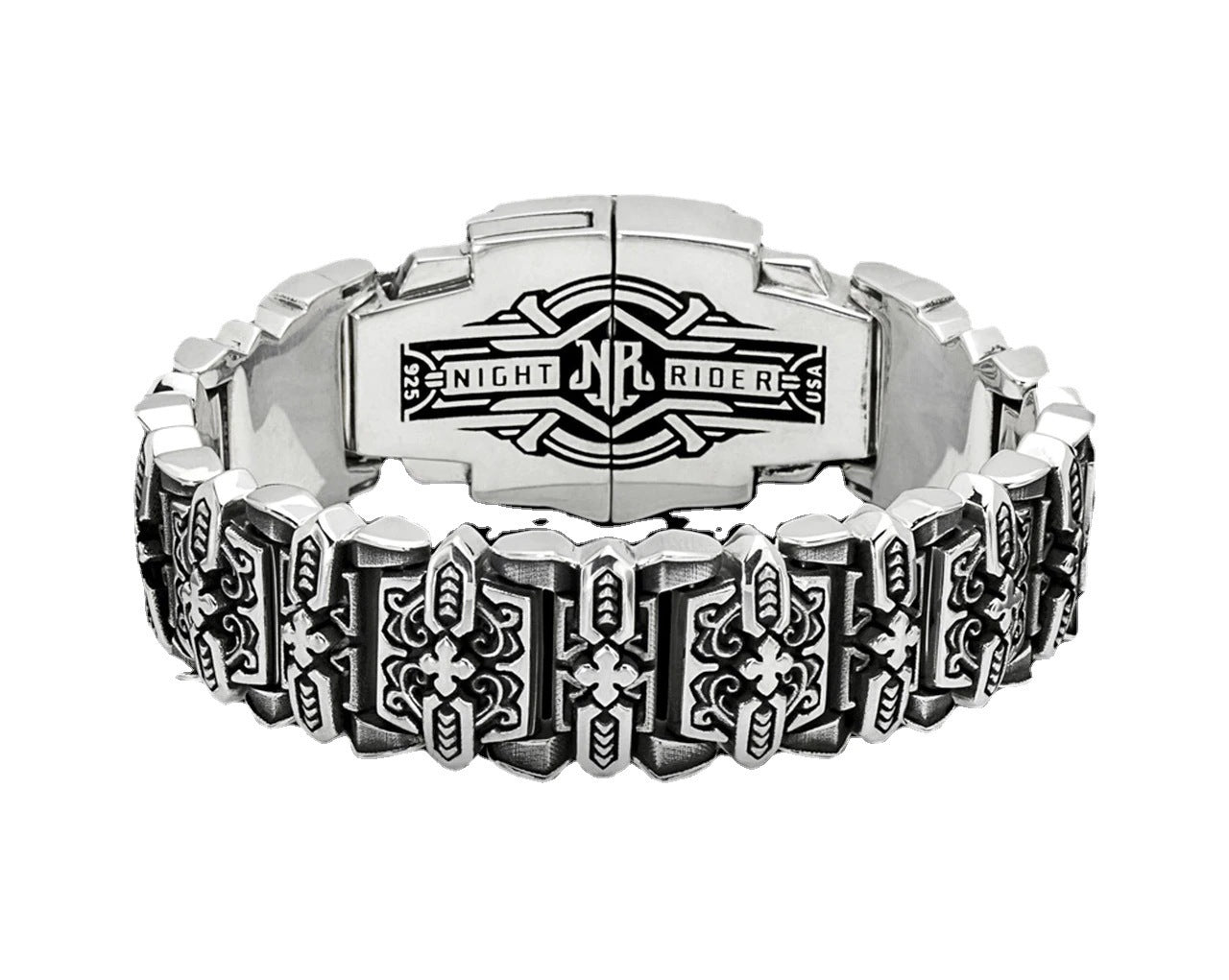 Male Cross Vintage Lion Head Animal Pattern Ring