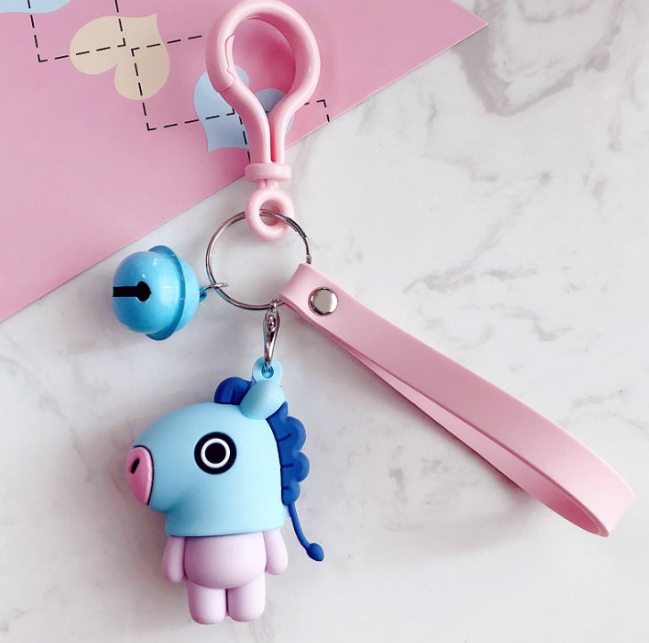 Cartoon Keychain Key Holder Chain Bag Pendant Accessories Keyring Jewelry YLM9514