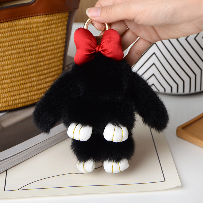 Cartoon Plush Bunny Keychain Pendant