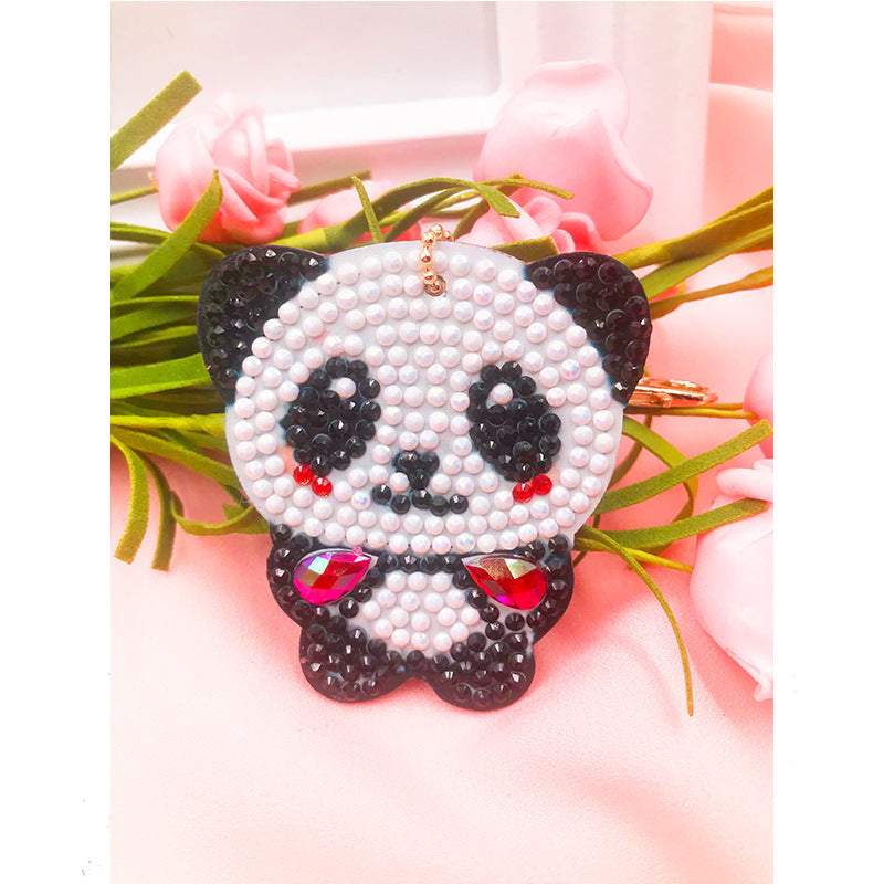 Diamond Painting Keychain Cute Little Cartoon Animal Bag Pendant Private