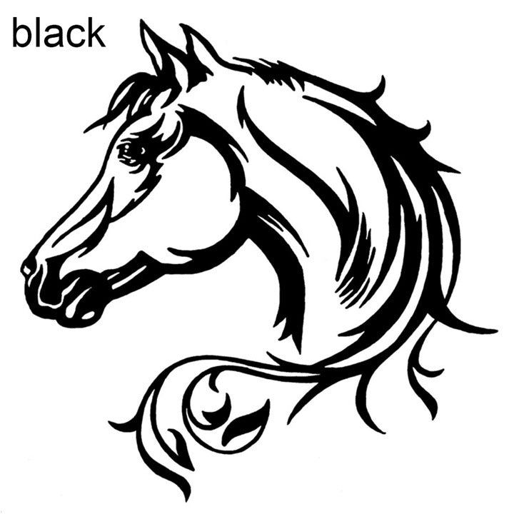 Horse Totem Sticker Reflective Galloping Horse And Liema Body Sticker