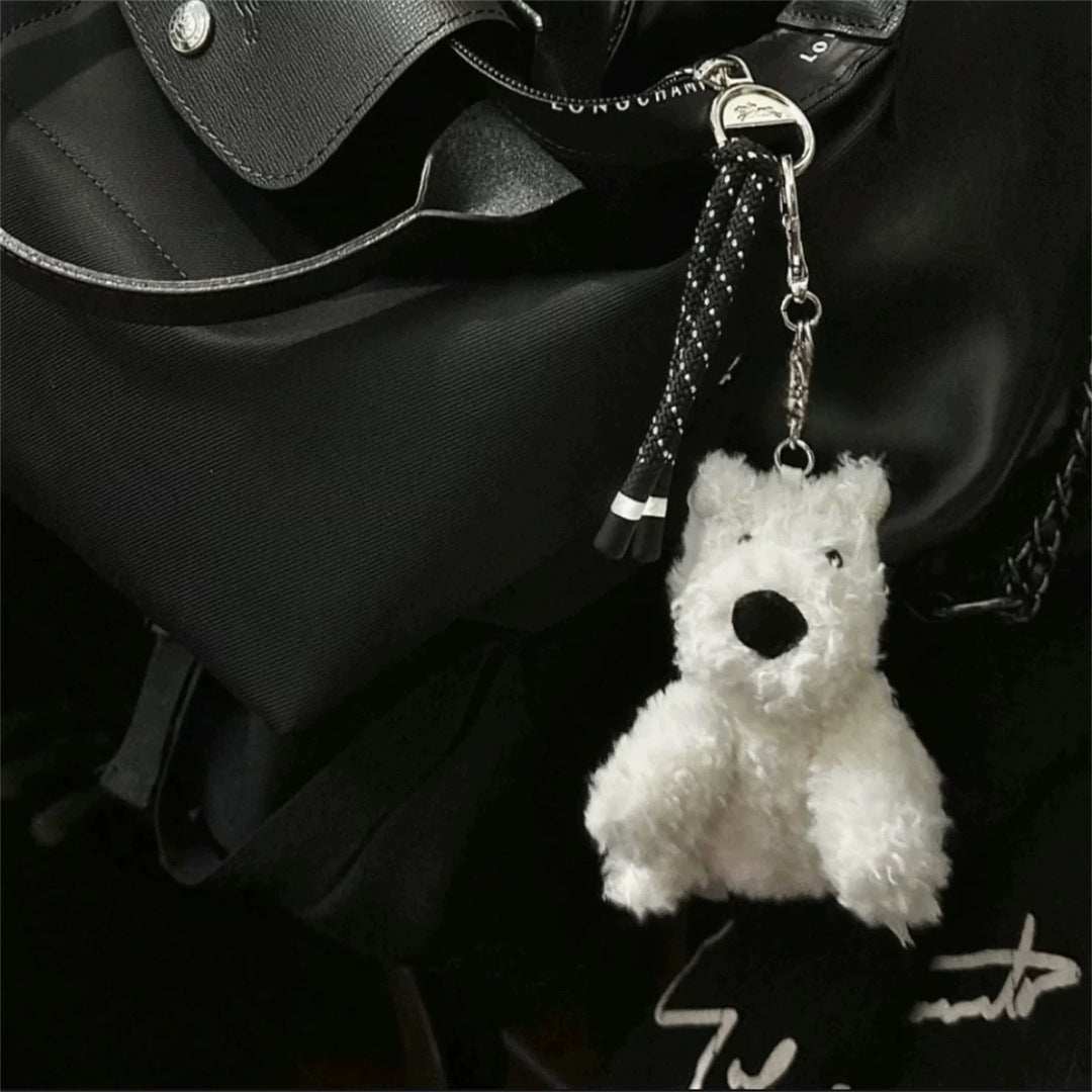 Puppy Plush Toys Keychain Backpack Pendant