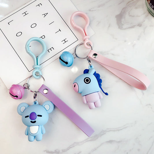 Cartoon Keychain Key Holder Chain Bag Pendant Accessories Keyring Jewelry YLM9514