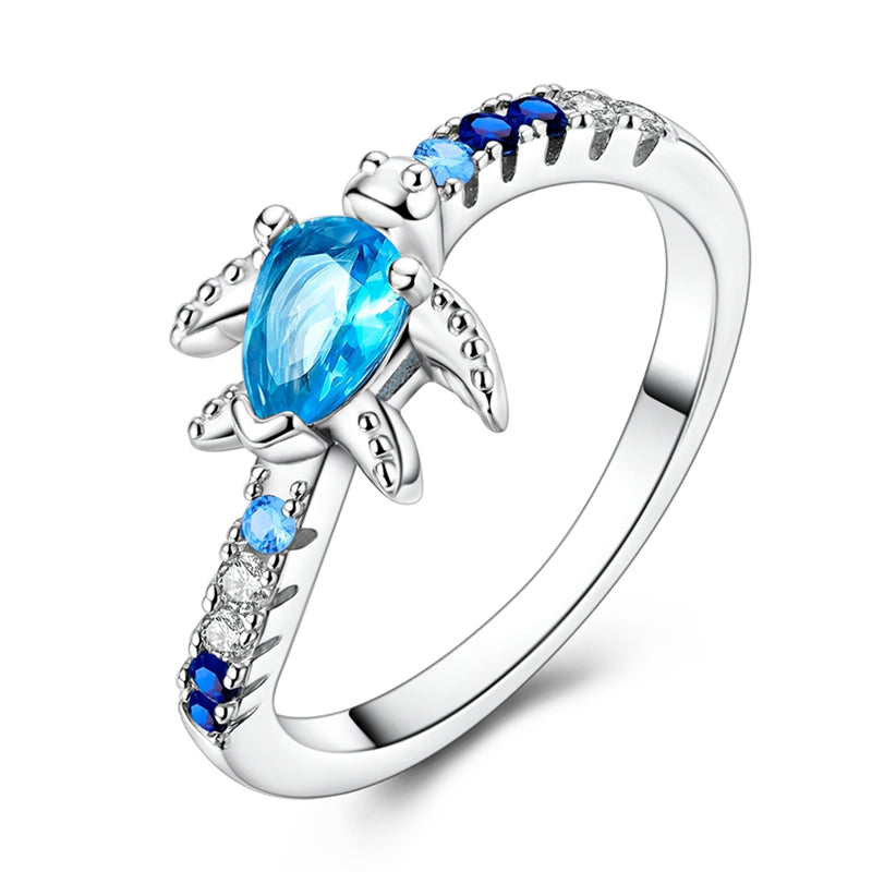 European And American Animal Sapphire Rings