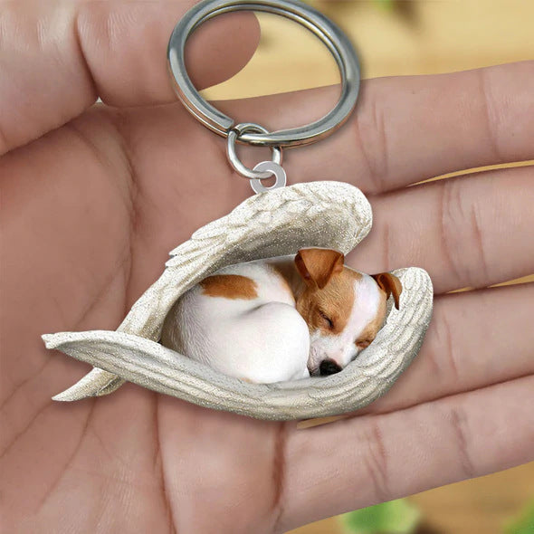 Acrylic Creative Cute Dog Animal Keychain
