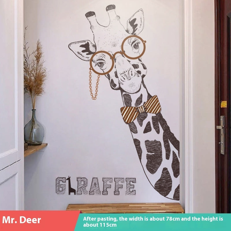 Door Sticker Self-adhesive Sticker Wall Sticker Decorative Painting Door Renovation