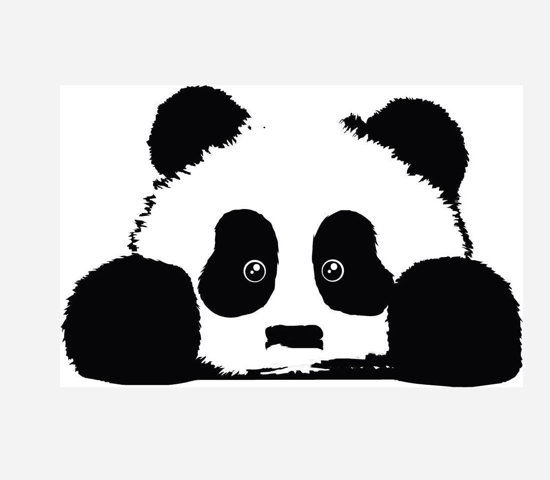 Cute National Treasure Panda Animal Pattern Sticker Cute Wall