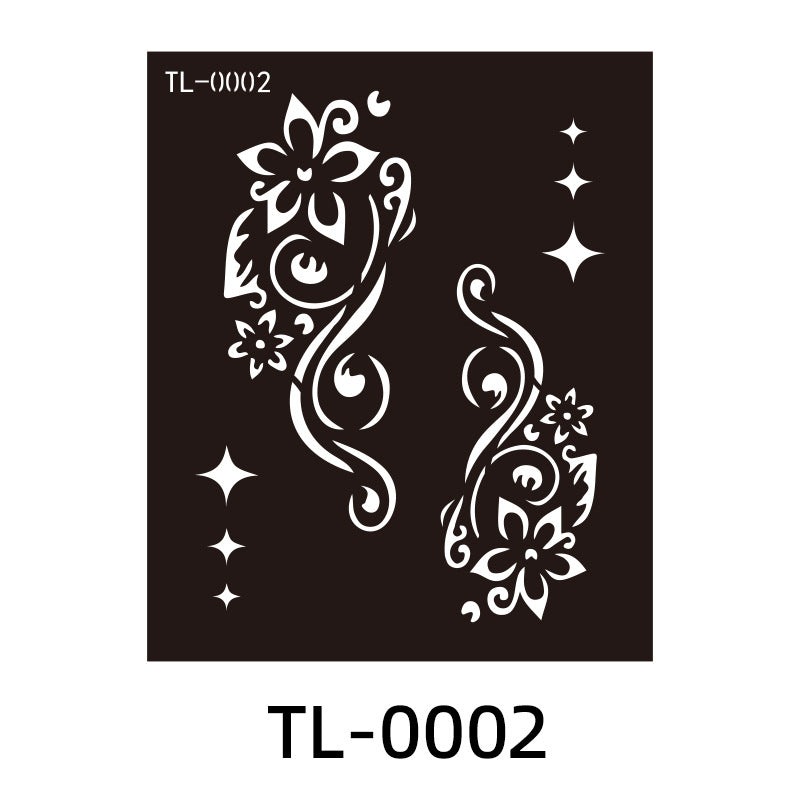 Hollow Tattoo Sticker Juice Inkjet Tattoo