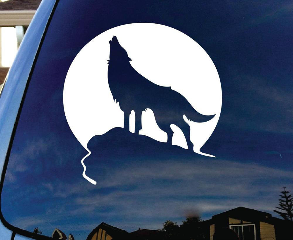 Car Scratch Hidden Car Stickers Wolf Totem Sticker Wolf Film For The Whole Car Wolf Road Car Body Decal Universal Machine Cover Body Decorative Stickers