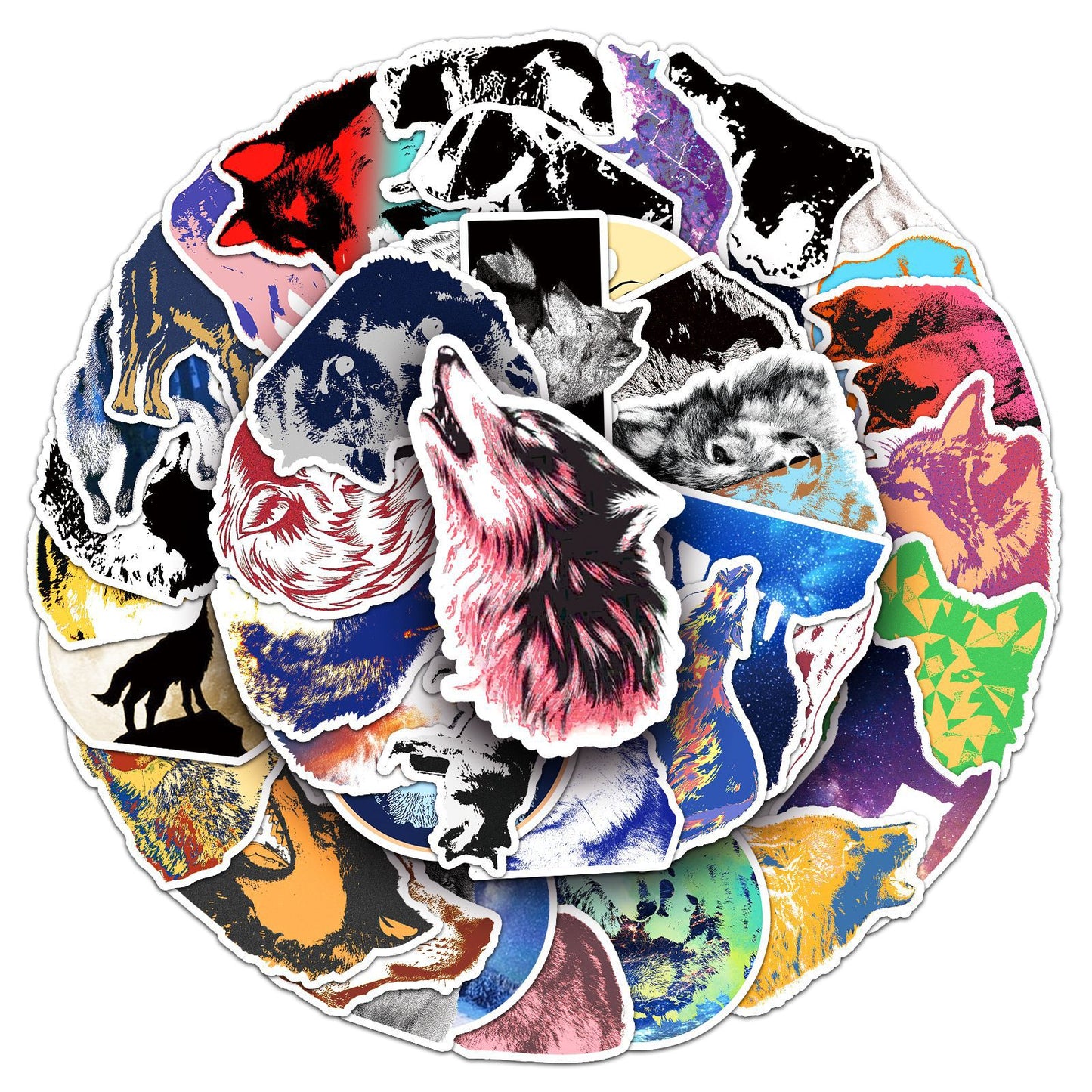 Animal DIY Skateboard Water Cup Luggage Sticker Waterproof