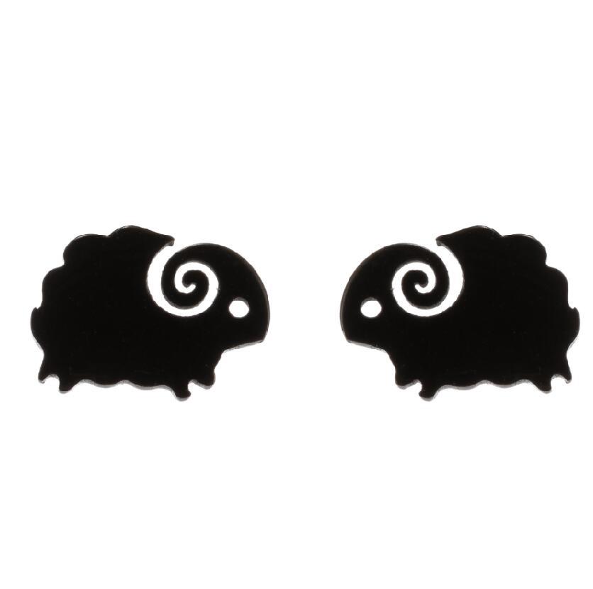 Simple Animal Earrings Bee Dolphin Earrings Plating Korean Style Earrings