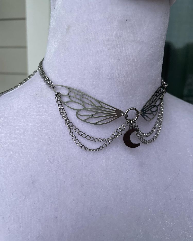 Angel Wings Pendant Necklace Jewelry