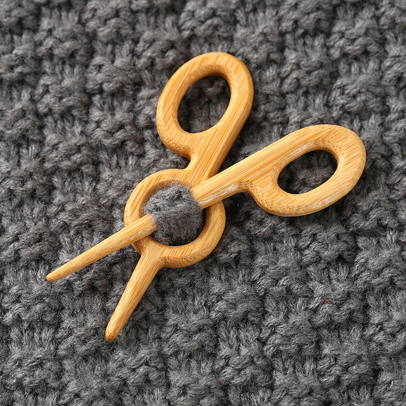 Wooden Animal Carving Brooch Gift