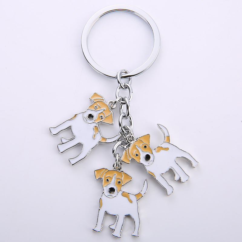 Little Creative Gifts Metal Key Ring Pet Dog Keychain Pendant