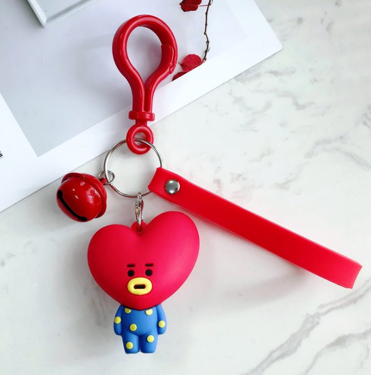 Cartoon Keychain Key Holder Chain Bag Pendant Accessories Keyring Jewelry YLM9514