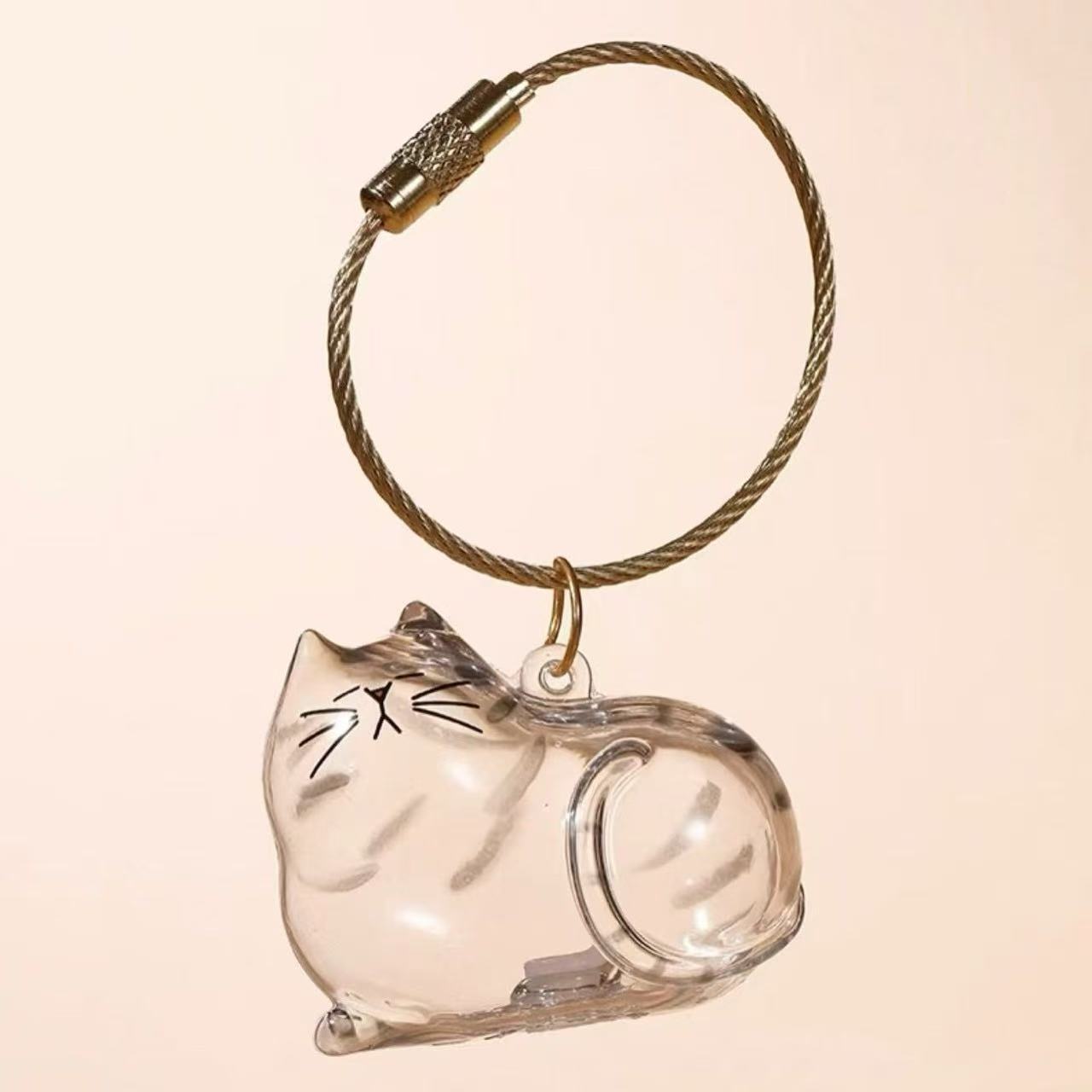 Personality Transparent Cat Automobile Hanging Ornament