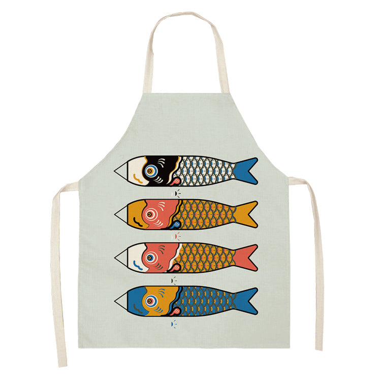 Marine animal series apron