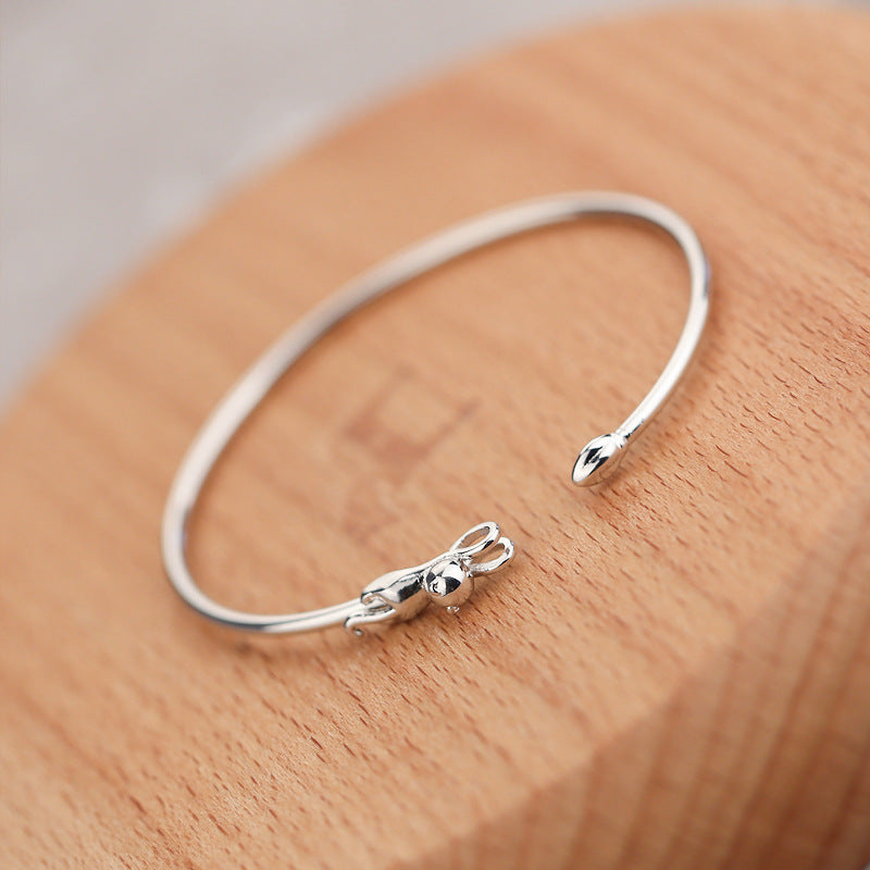 Fashionable Cute S925 Silver Cat Bracelet