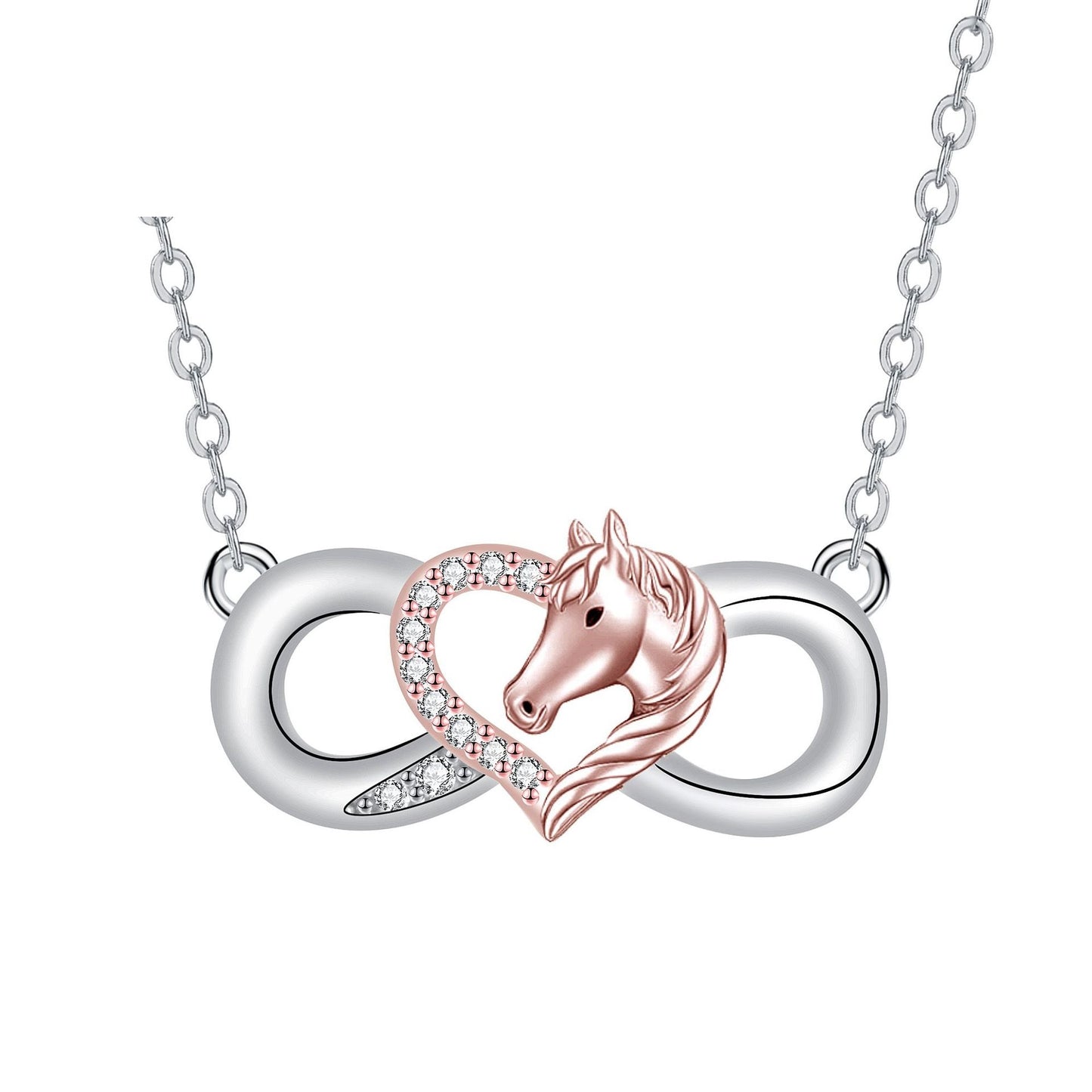 European And American Style Necklace Women's Horse Stylish Pendant High-grade Jewelry