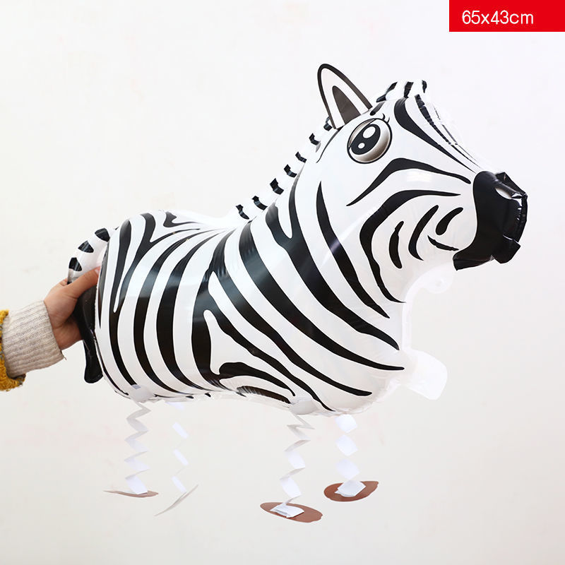 Walking Balloon Cartoon Animal Pet Walking Aluminum Film Helium Children's Toy