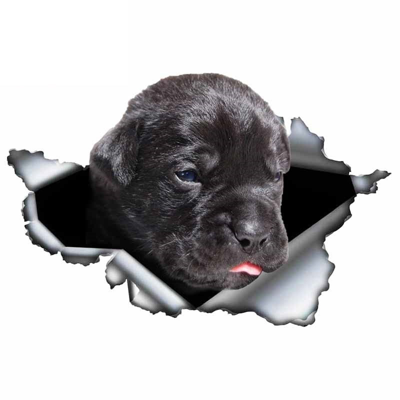 Funny Creative Personality 3D Pet Cartoon Dog Car Sticker