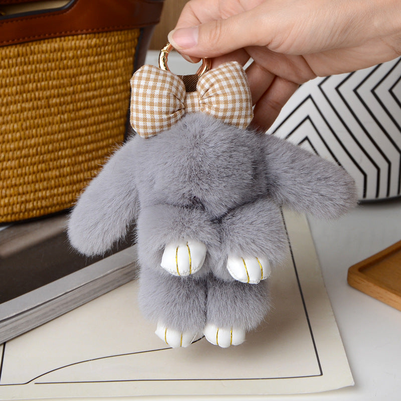 Cartoon Plush Bunny Keychain Pendant