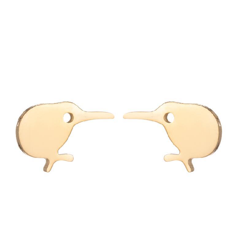 Simple Animal Earrings Bee Dolphin Earrings Plating Korean Style Earrings