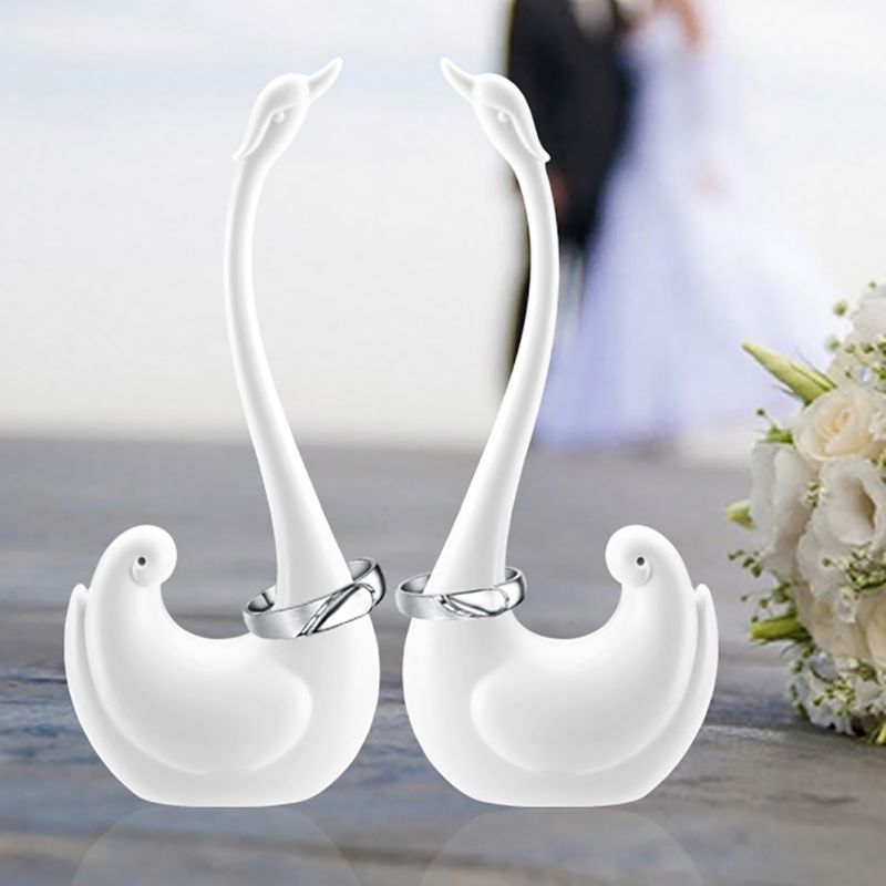 Elephant and Swan Shape Jewelry Stand Ring Holder for Jewelry Ring Stand Display Storage Organizer Rack