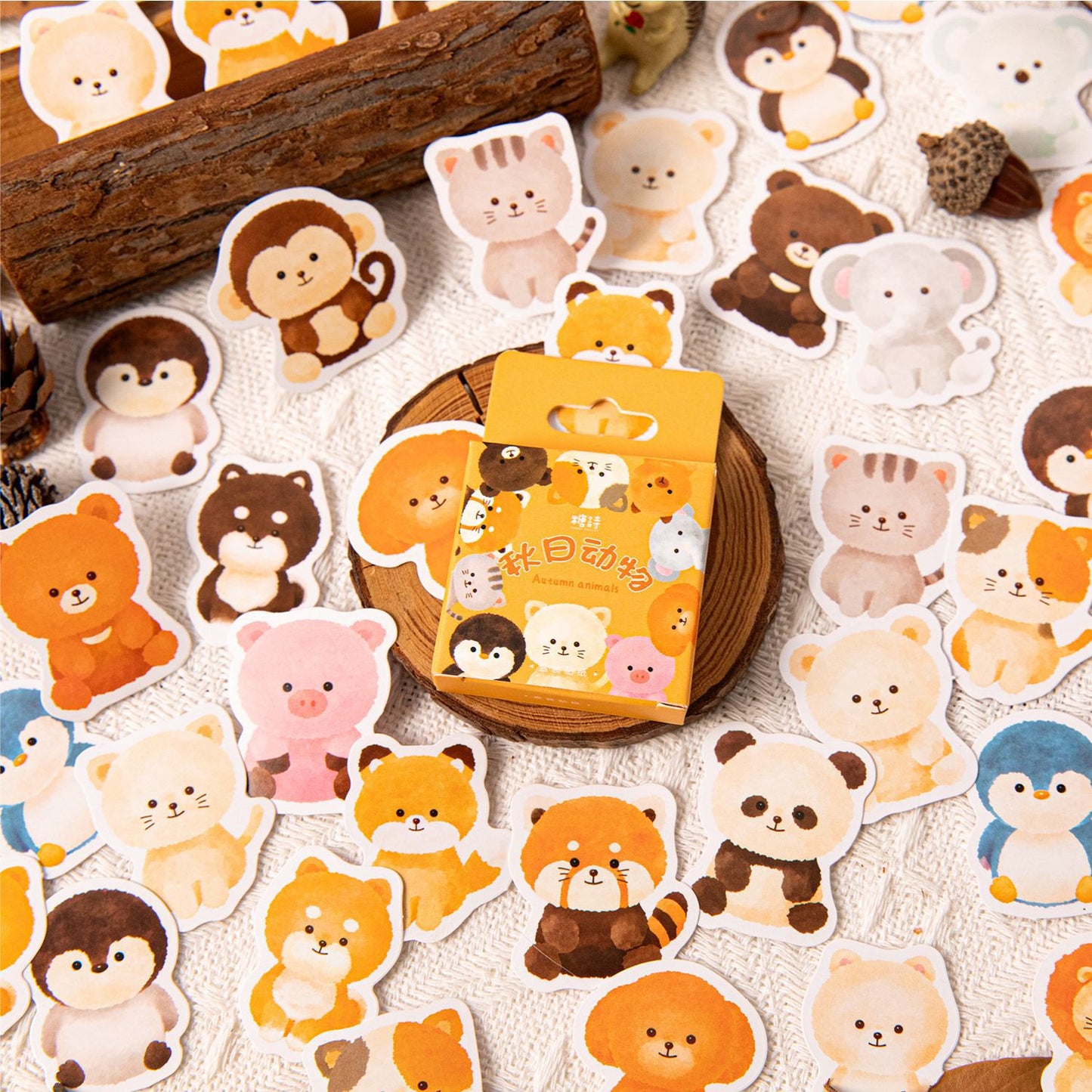 Stickers Cute Pet And Animal Love Fun Cat Sealing Paste Notebook DIY Decorative Stickers