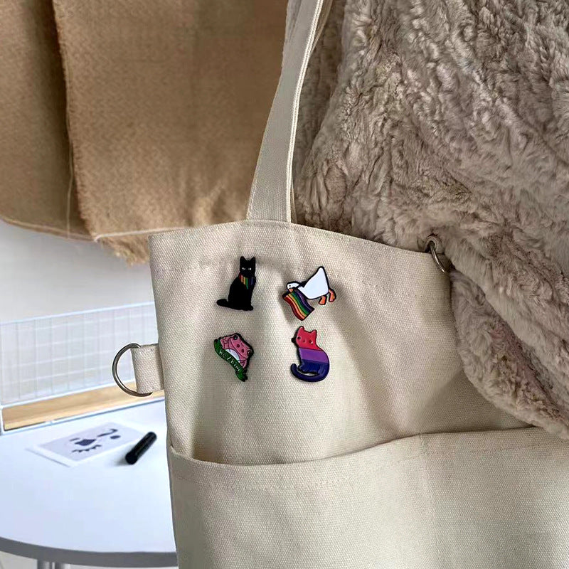 Cartoon Creative Small Animal Alloy Brooch