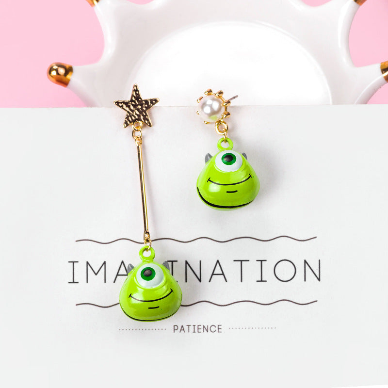 Handmade Acrylic Children'S Fun Animal Long Earrings
