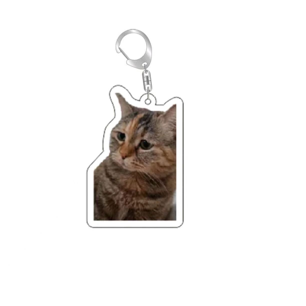Facial Expression Bag Keychain Acrylic Hang Decorations