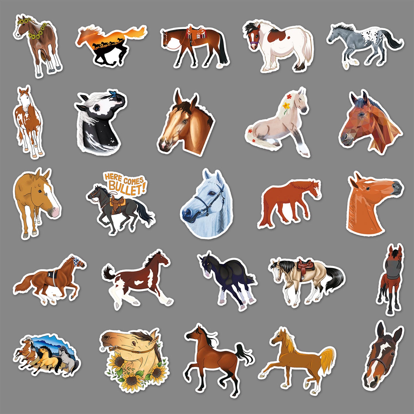 Personalized Cartoon Animal Graffiti Sticker