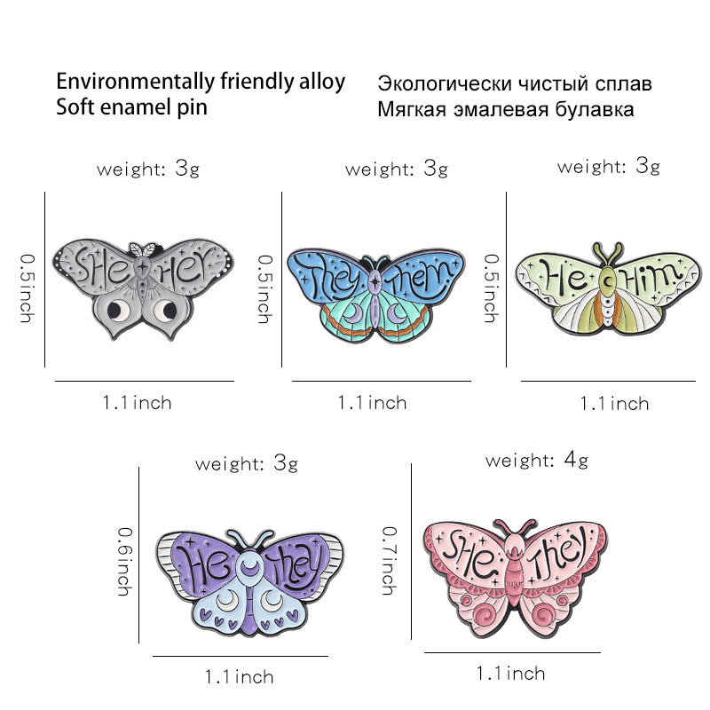 Insect Series Creative Cartoon Alloy Brooch