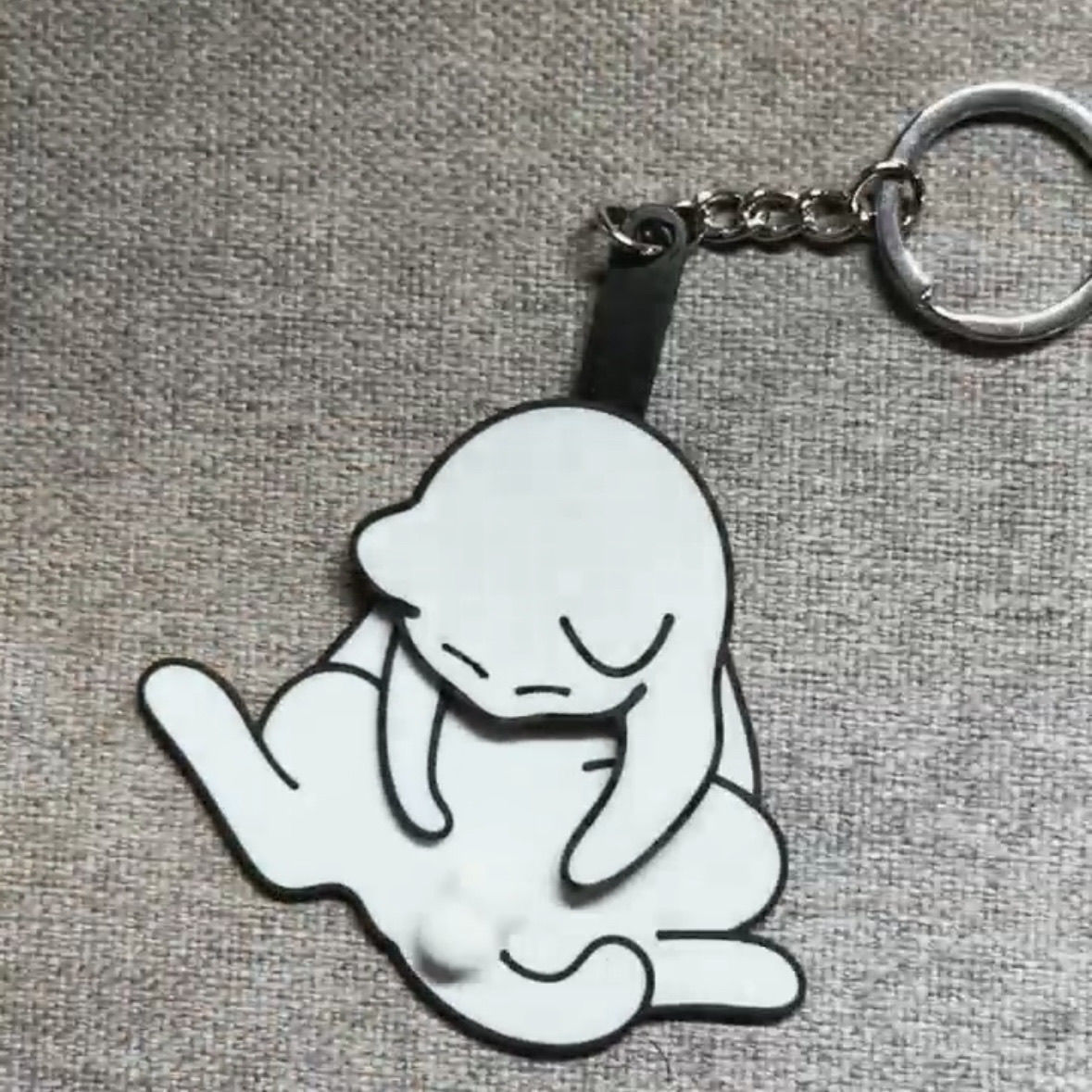 Creative Kitten Acrylic Pendant Keychain Student Cartoon Schoolbag Pendant