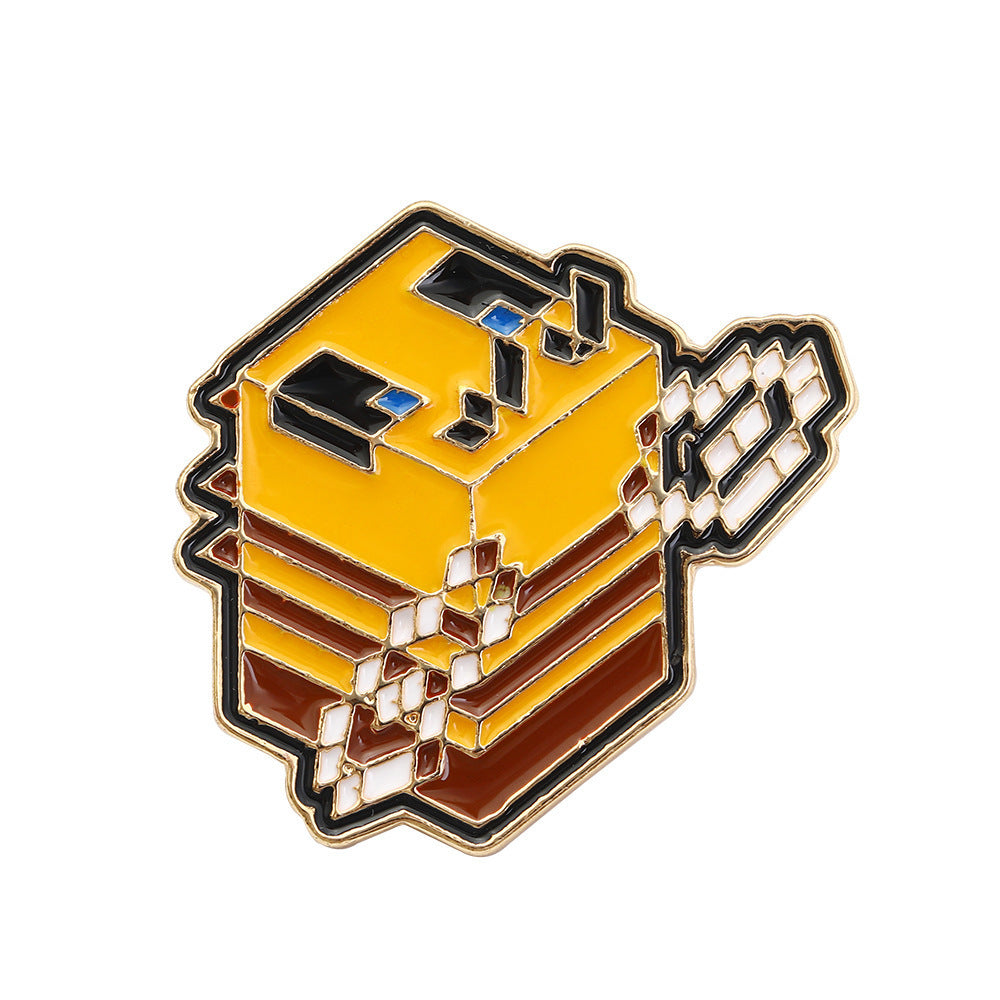 Clothes Accessories Insect Series Badge Zinc Alloy