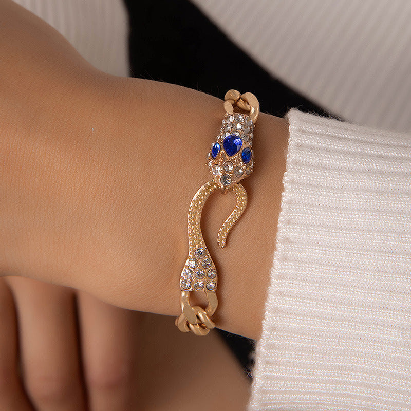 Ins Cool Style Fashion Personality Snake Head Bracelet
