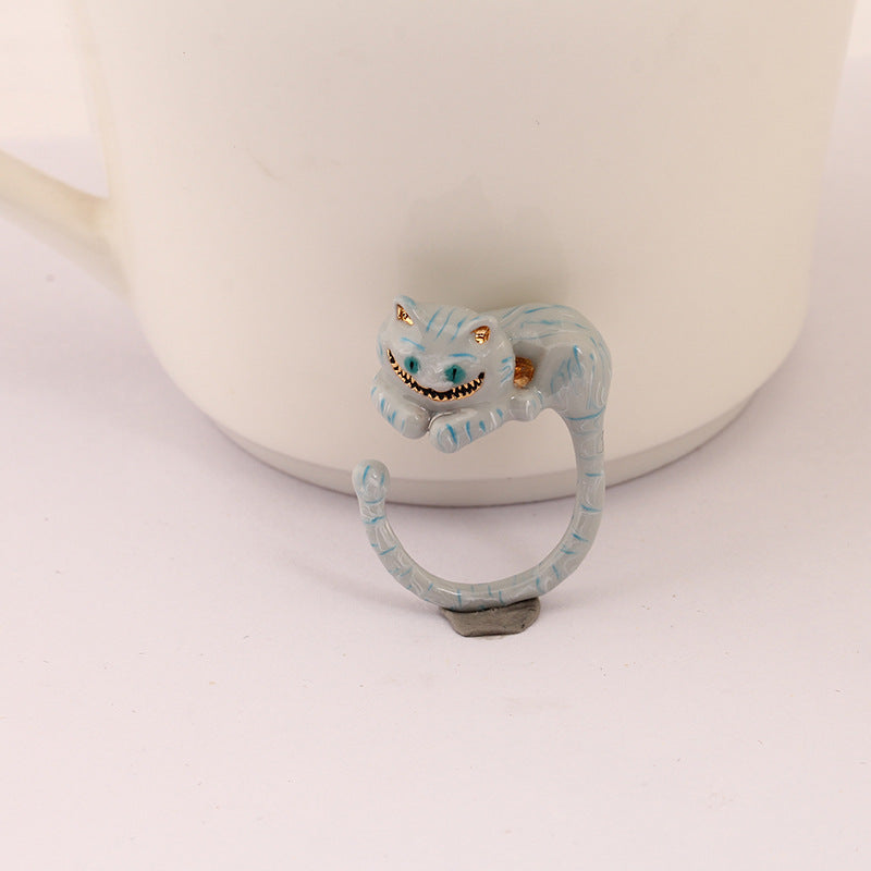 Boutique Cartoon Animal Ring Female Cat