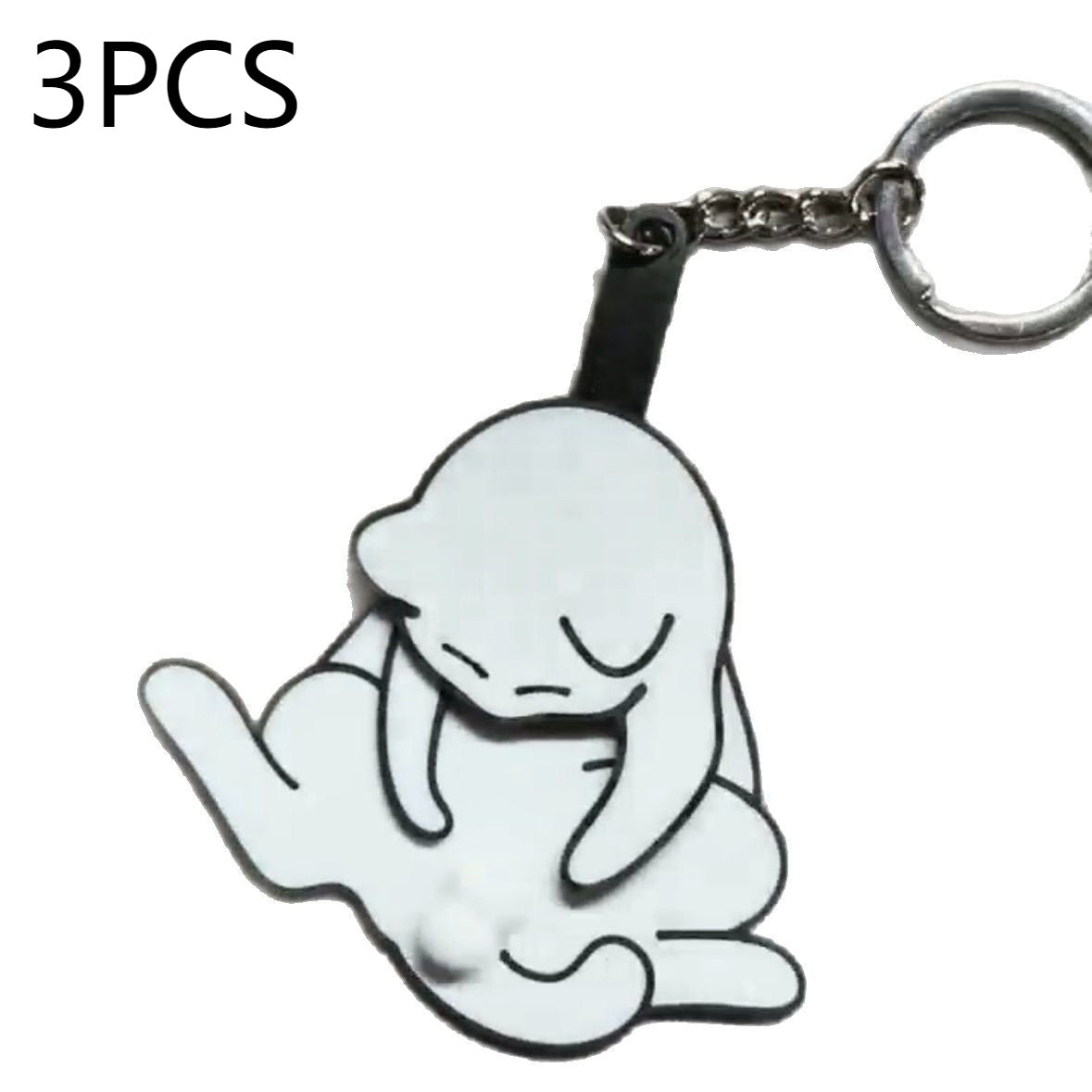 Creative Kitten Acrylic Pendant Keychain Student Cartoon Schoolbag Pendant