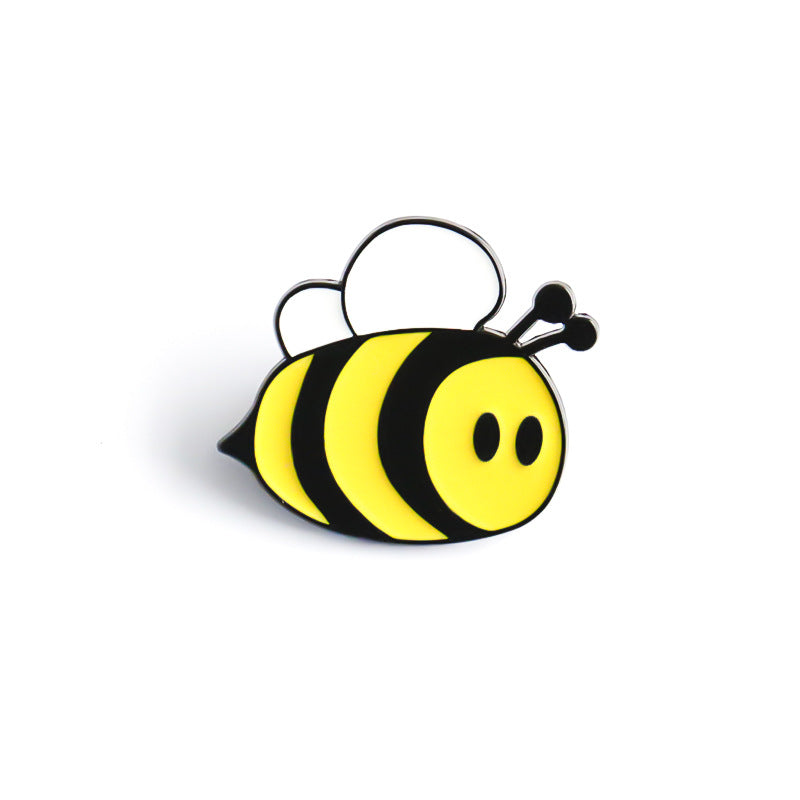 Cute Japanese Style Creative Oil Dripping Bee Alloy Brooch