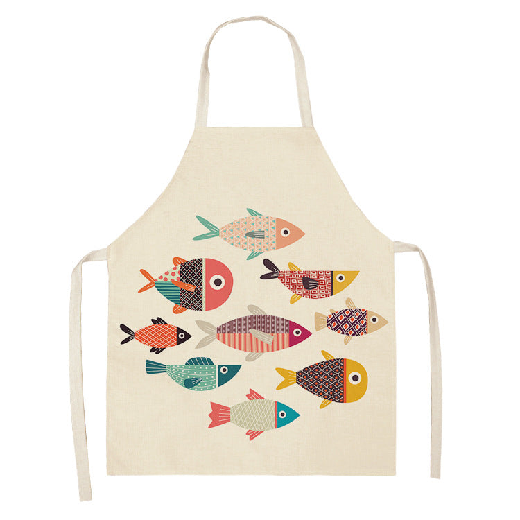 Marine animal series apron