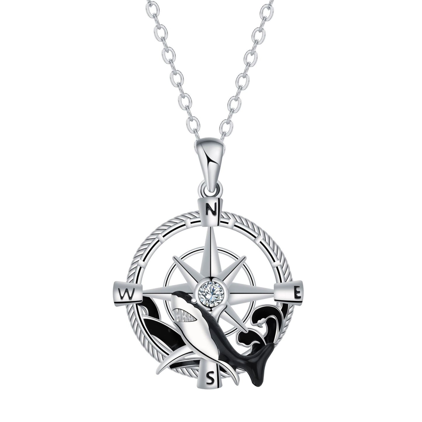 Haizhong Shark Necklace For Women Summer Cool Fashion Jewelry