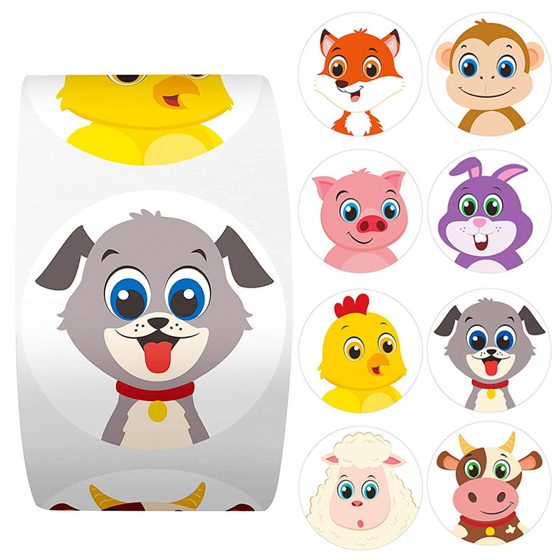 Children's Cartoon Animal Stickers Cute