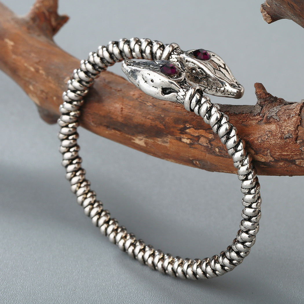 Open Bracelet Animal Snake Tail Men's Jewelry