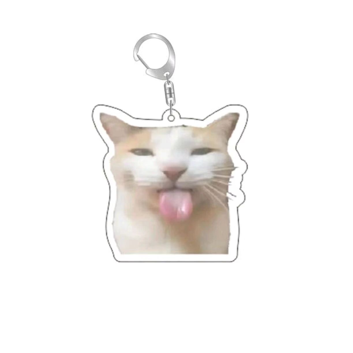 Facial Expression Bag Keychain Acrylic Hang Decorations