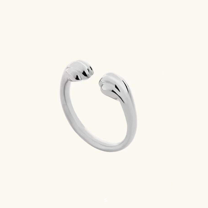 Cat's Paw Milk Trace Ring